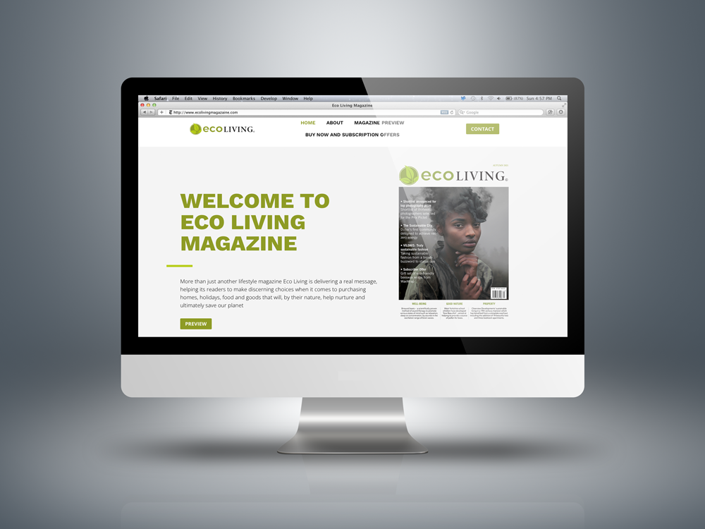 Eco Living - Web Design in Witham